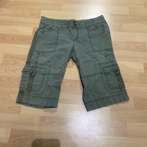 Green Vintage Old Navy Cargo Shorts
